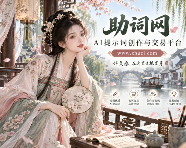 以词为助,智启创作|助词网重新定义AI提示词价值